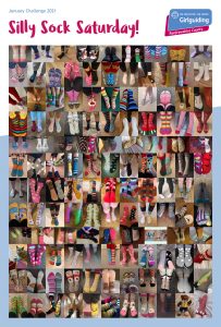 Collage of socks from members